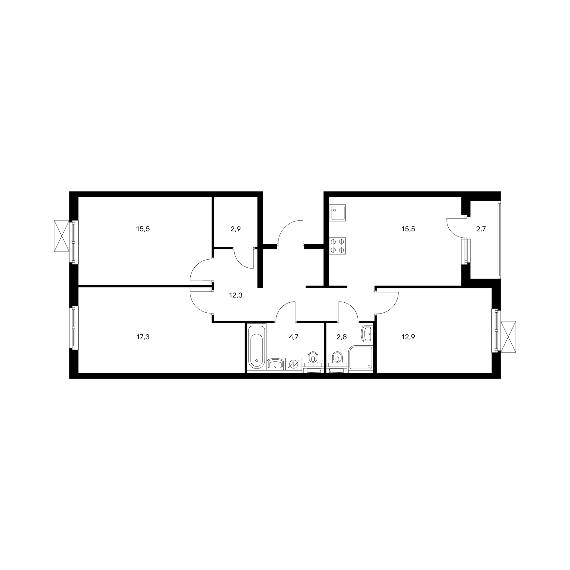 Обзор квартиры пик. Пик планировки квартир. Перепланировка трешки пик. Пик трешка 78,5. Перепланировка пик двушка.