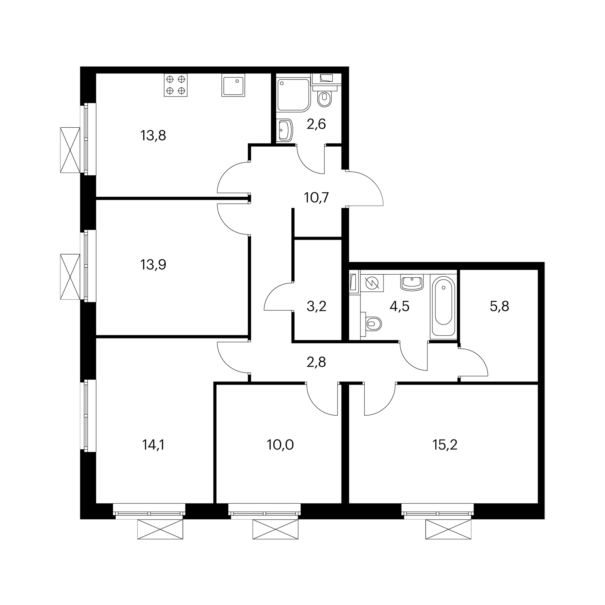 Квартира 4х. ЖК Амурский парк пик. Пик планировка 4 комнатная квартира. ЖК Кузьминский лес план. ЖК Бунинские Луга планировки.