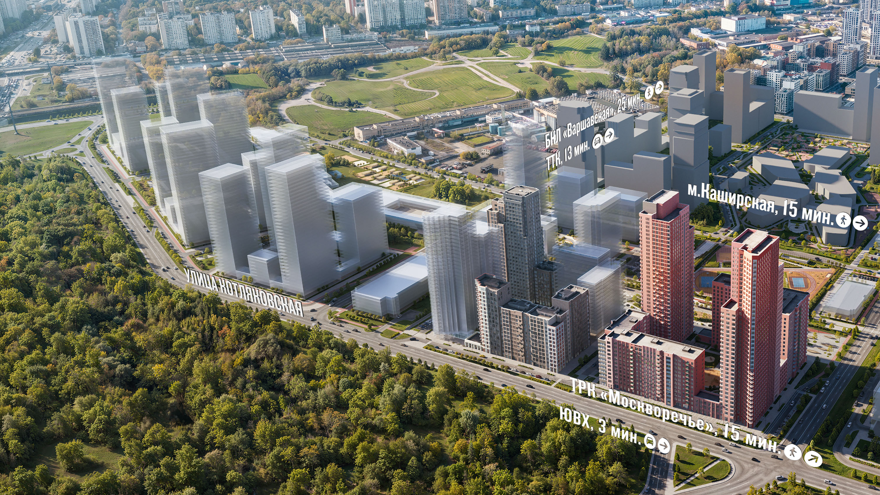 1-комнатная квартира, 33.1 кв.м, Москворечье, изображение-3