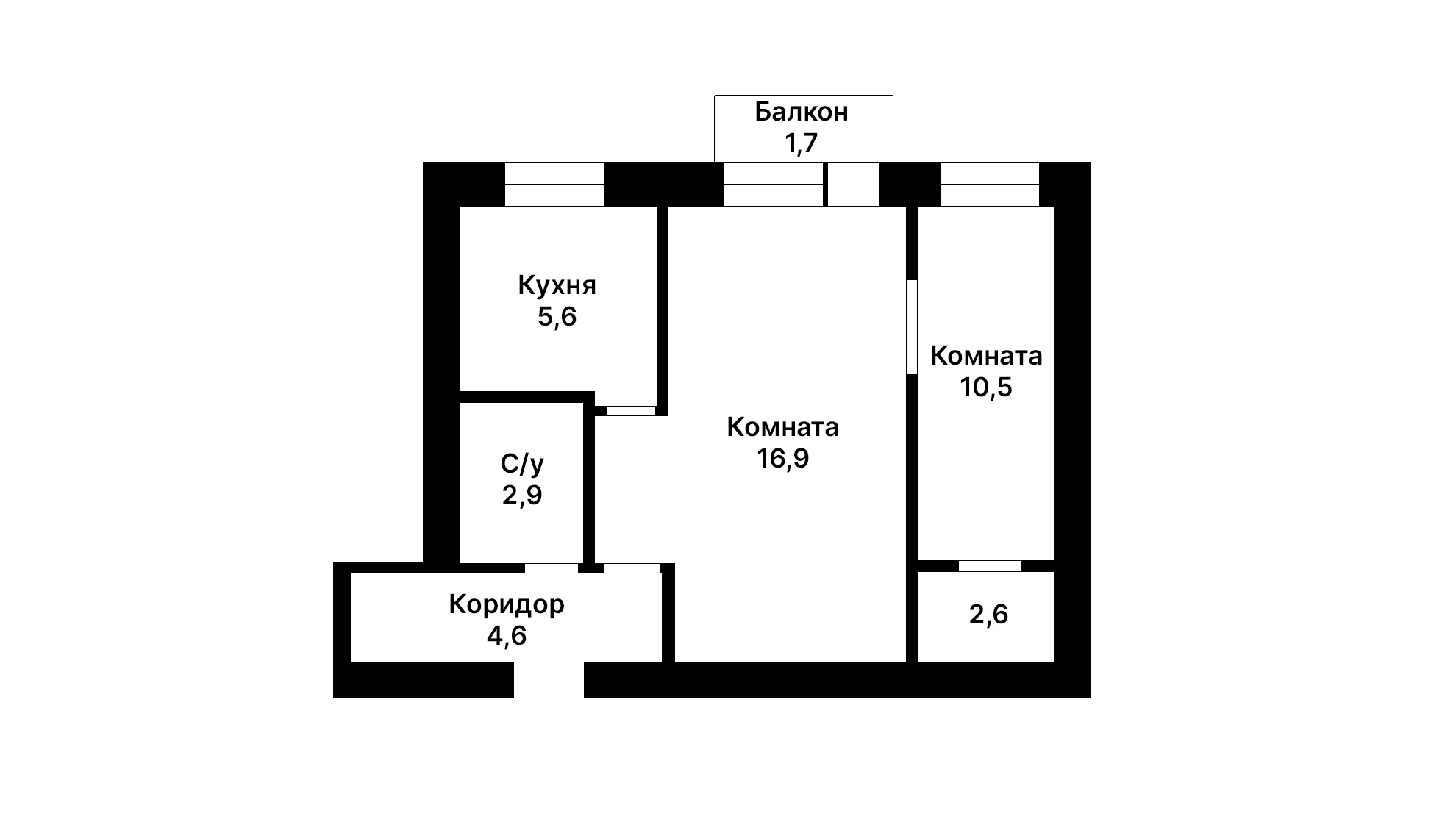 Планировка квартиры пик 2 комнаты