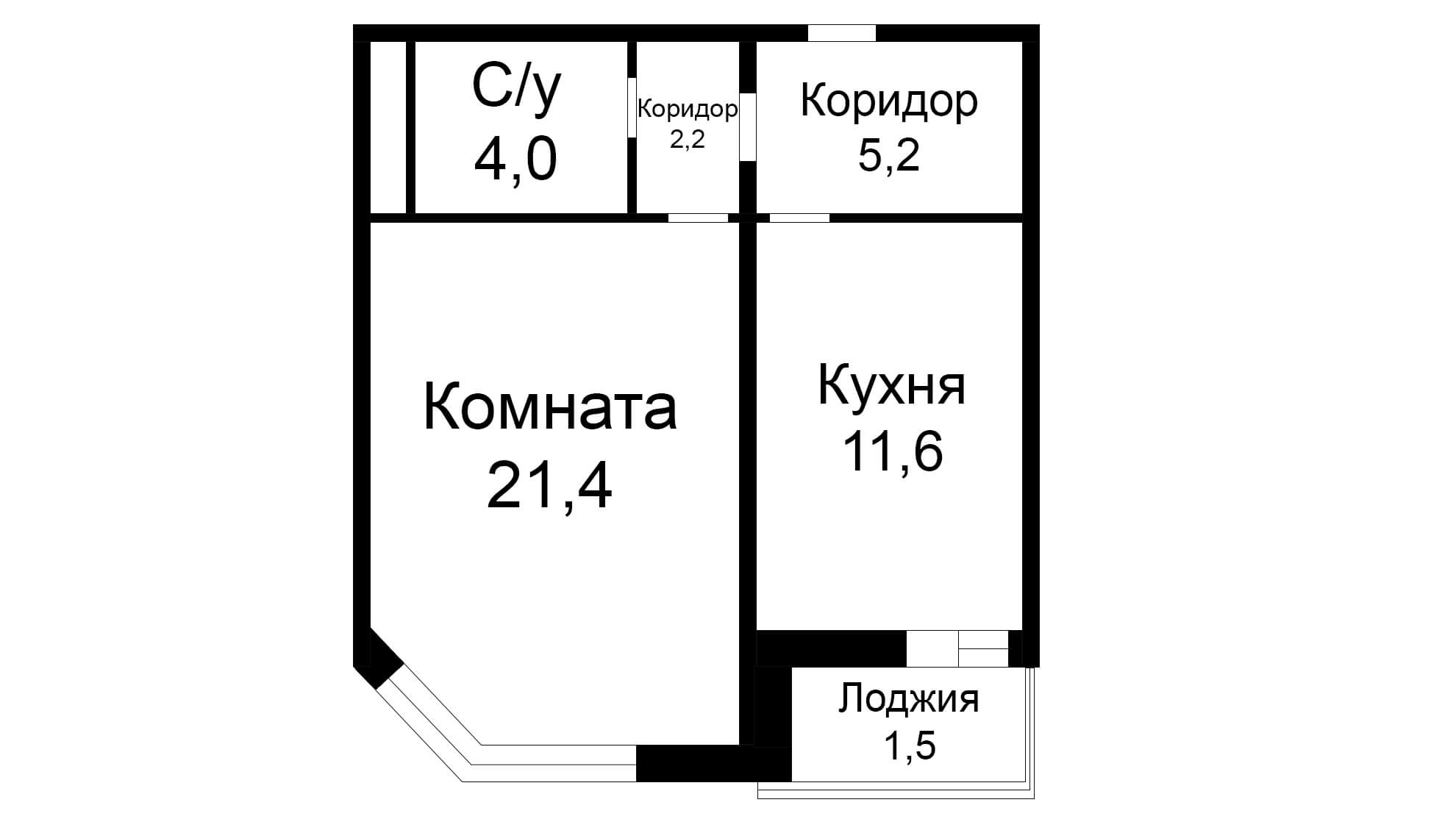 Планировка квартиры пик 2 комнаты