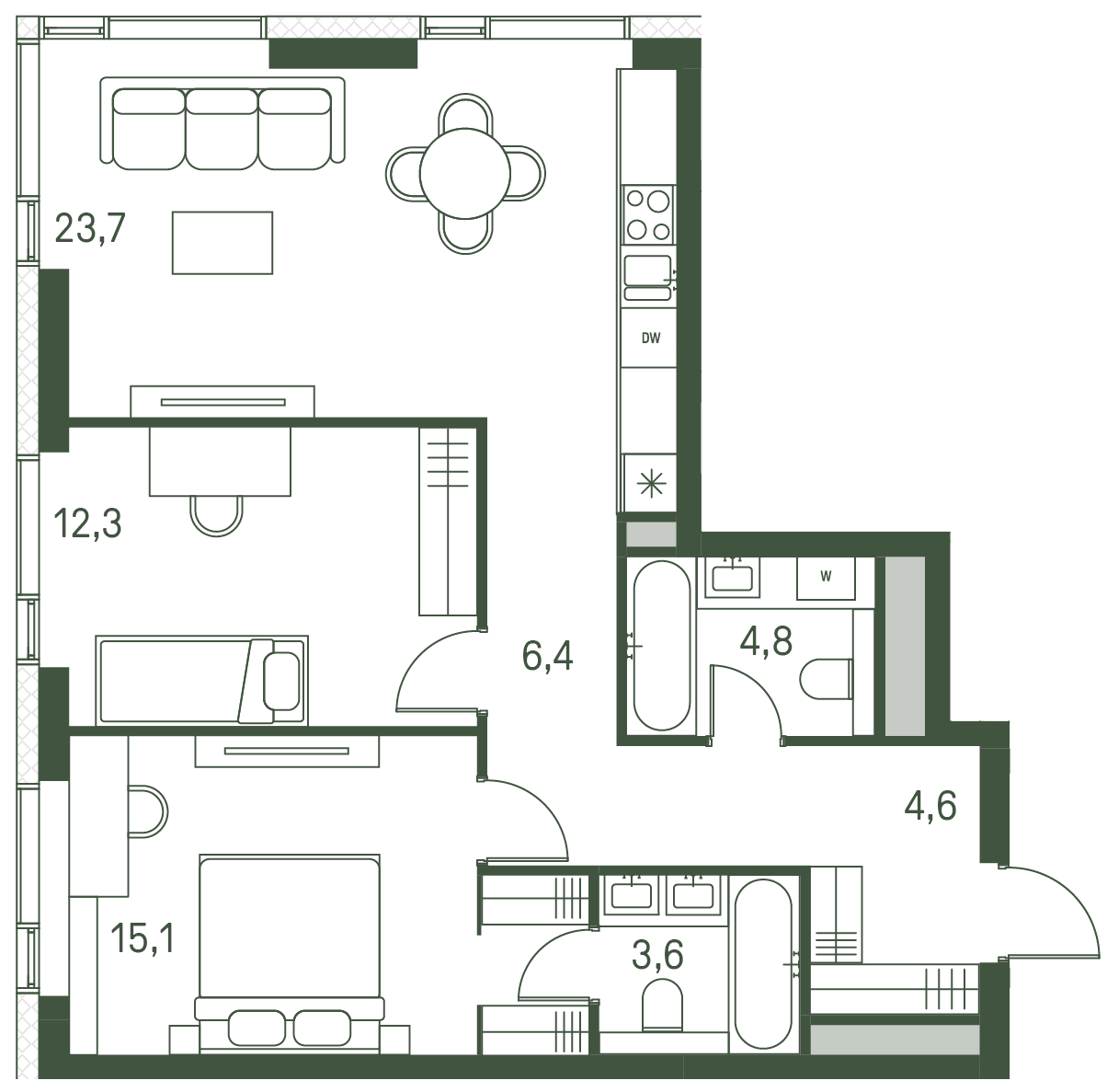 Купить Квартиру 70 М