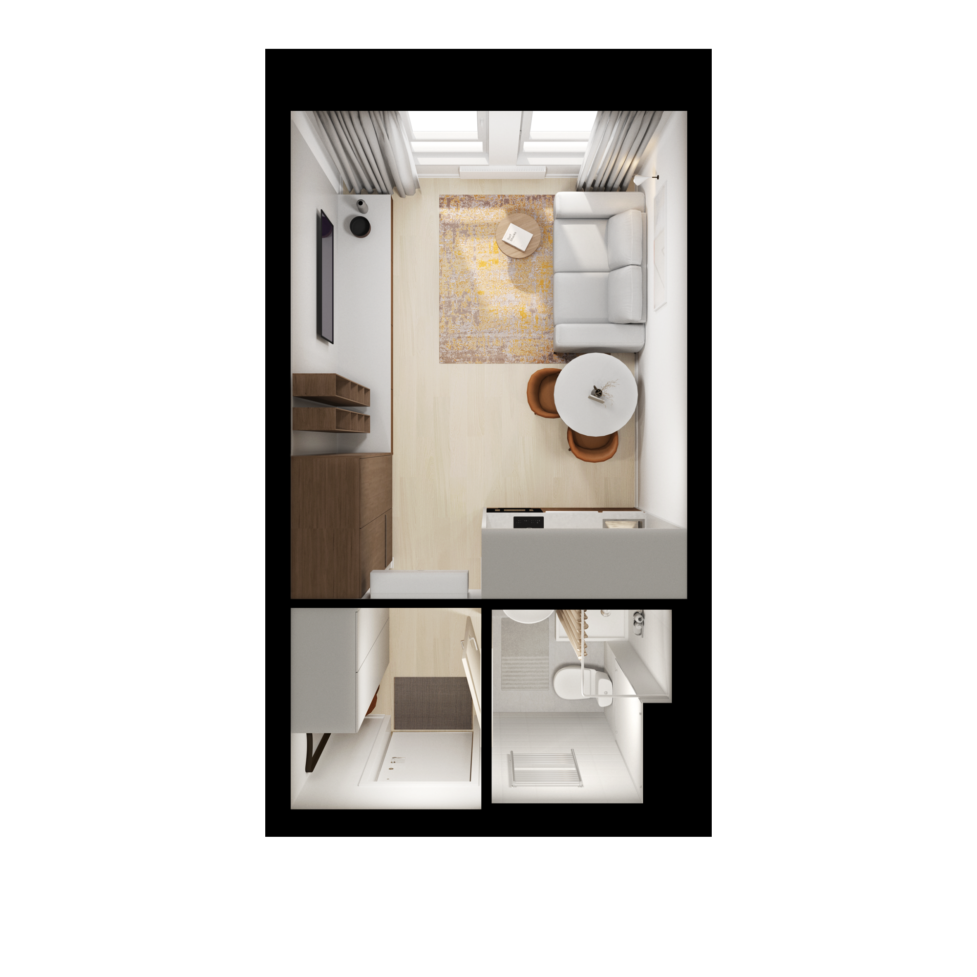 Планировка Студия 2